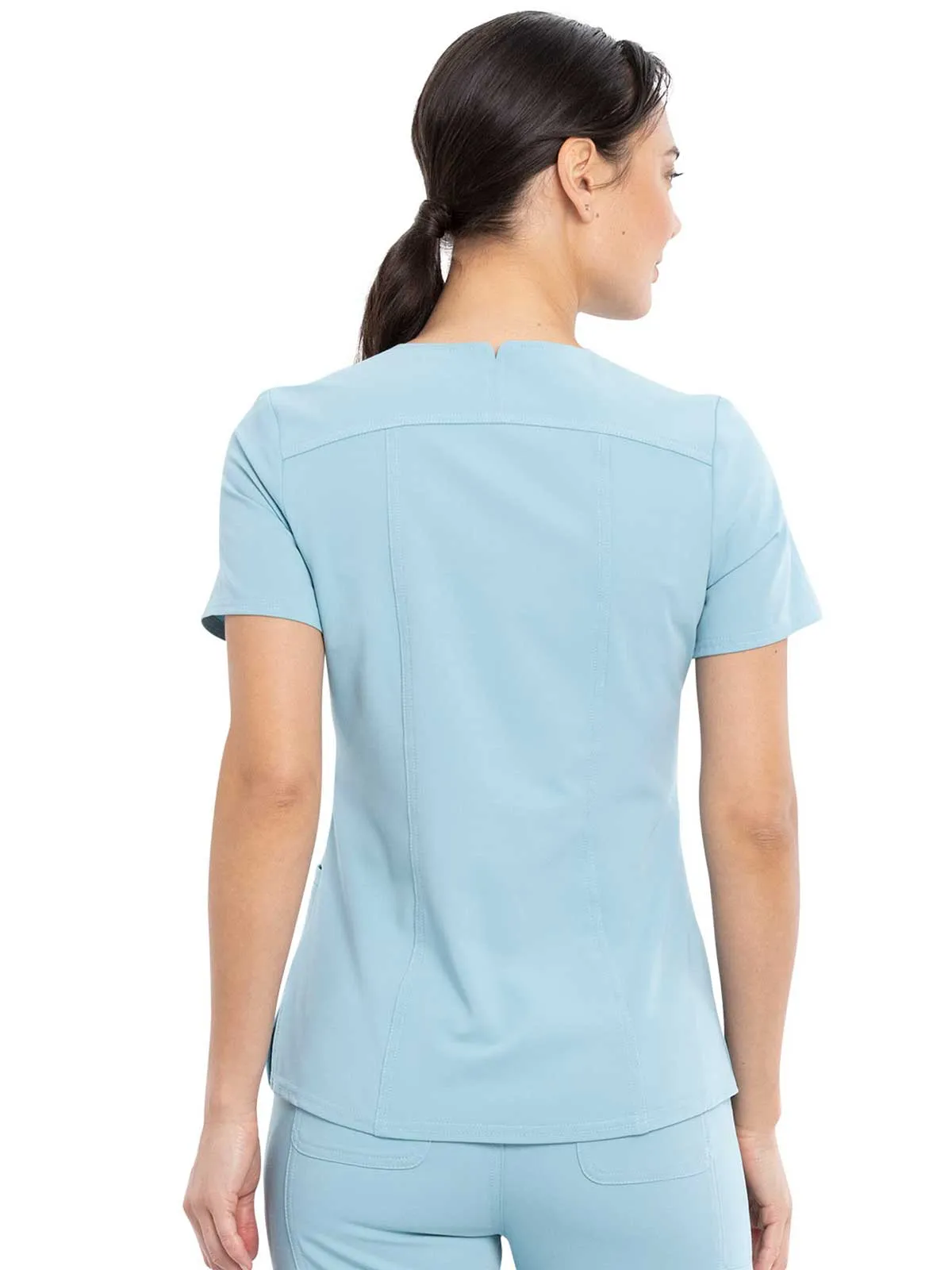 Euphoria - Women's V-Neck Solid Top