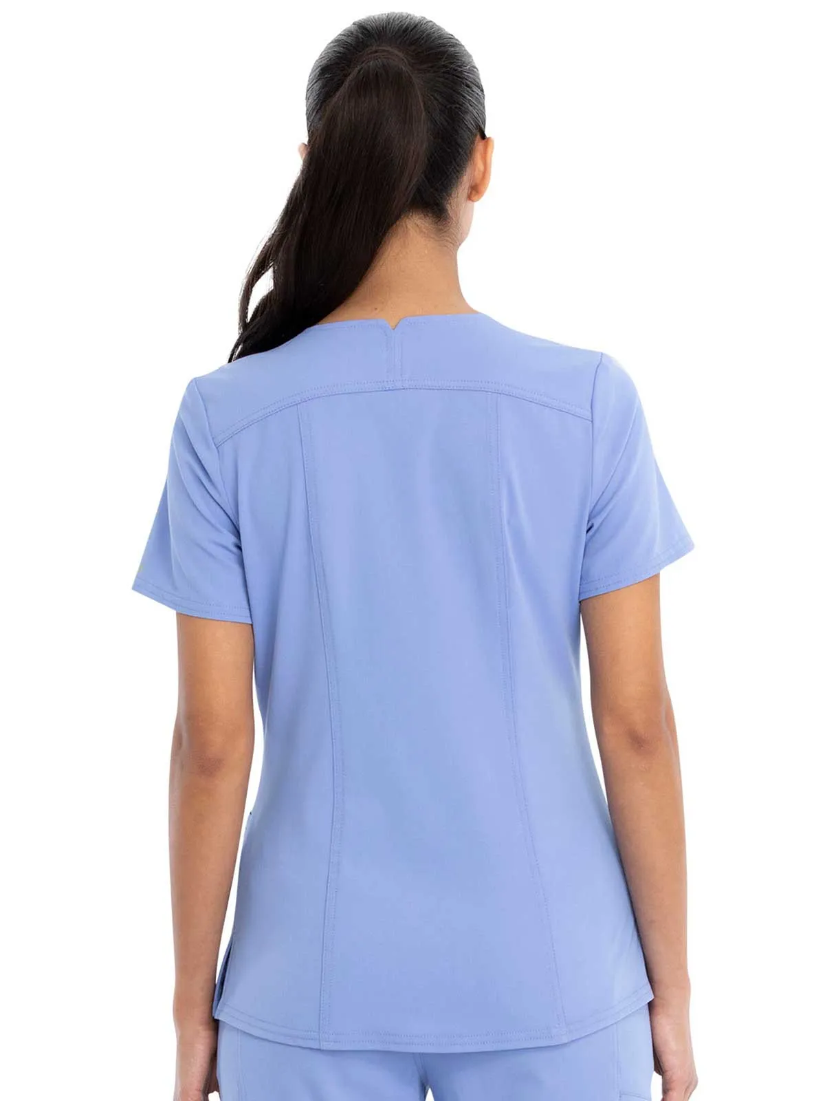 Euphoria - Women's V-Neck Solid Top