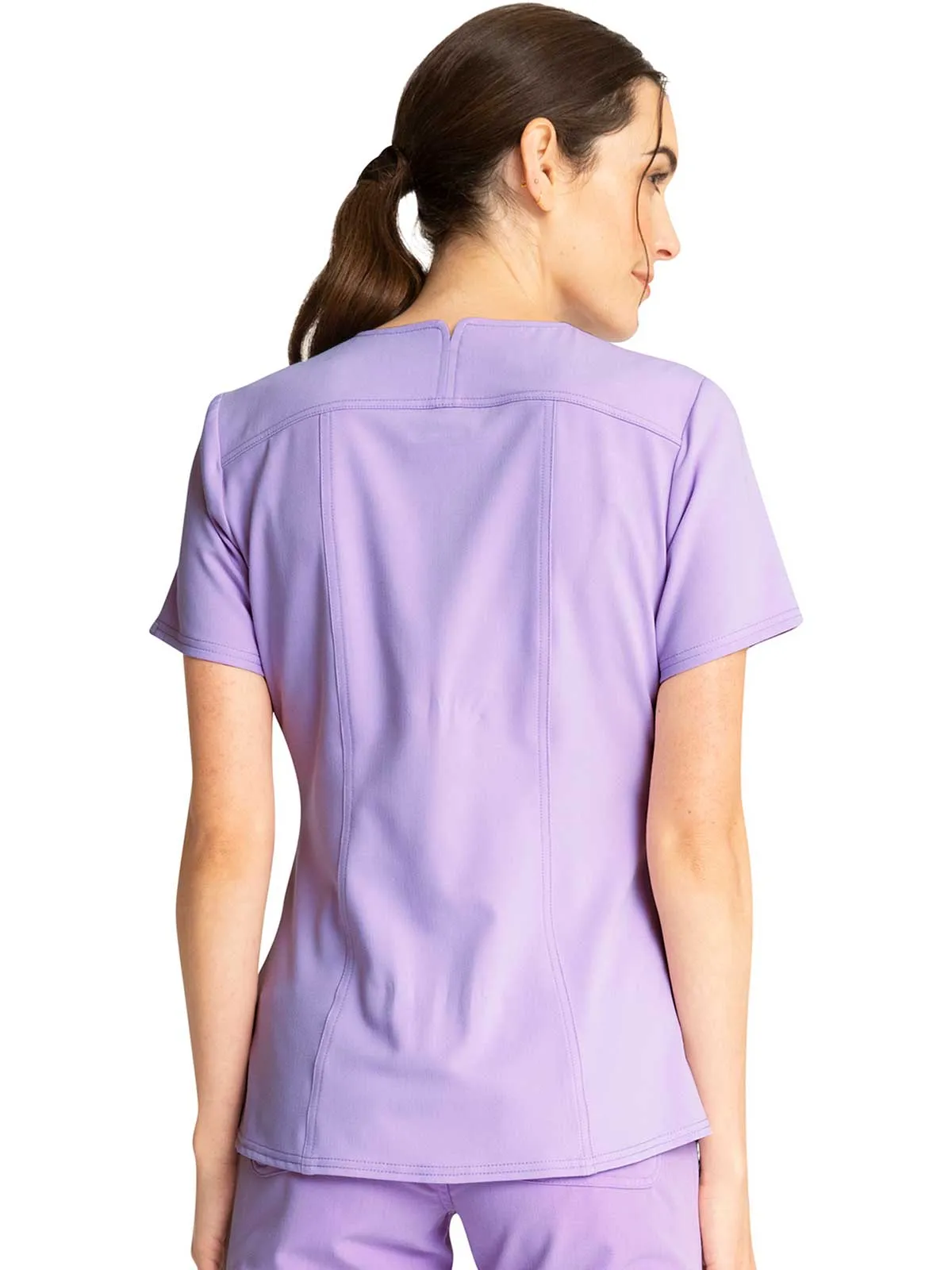 Euphoria - Women's V-Neck Solid Top