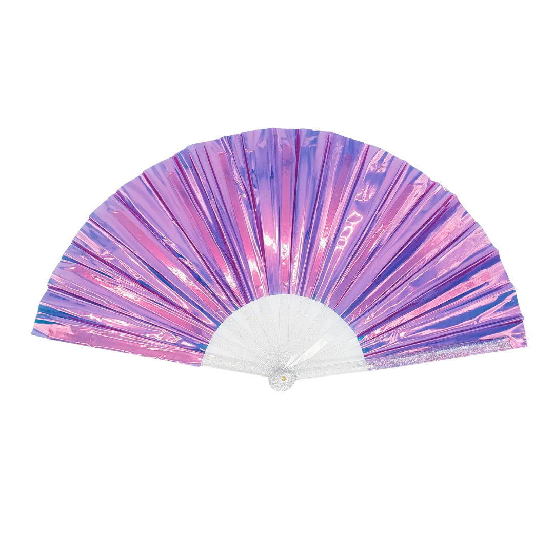 FLUID FAN HOT PINK (CLEAR RIB)