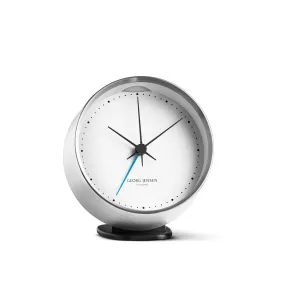 Georg Jensen HK White Alarm Clock & Holder