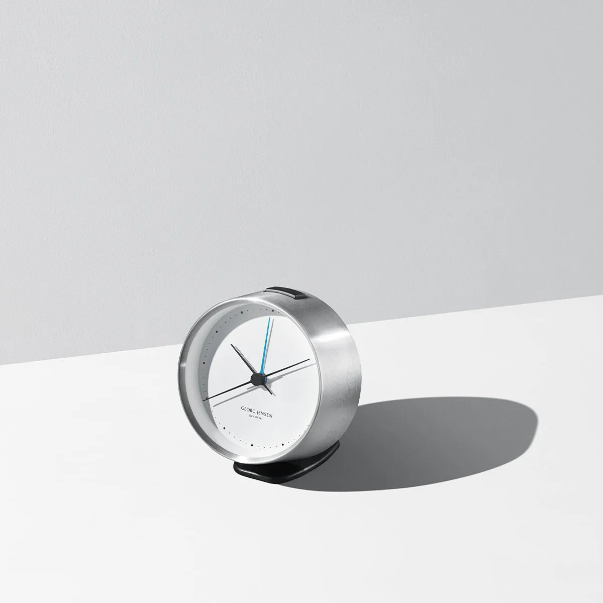 Georg Jensen HK White Alarm Clock & Holder