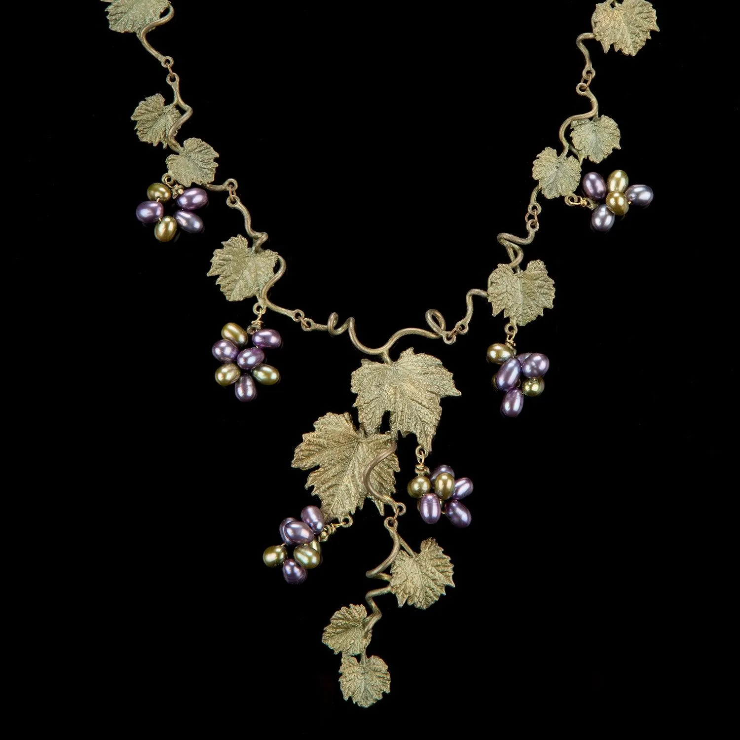 Grape Vines Necklace - Leaf Links