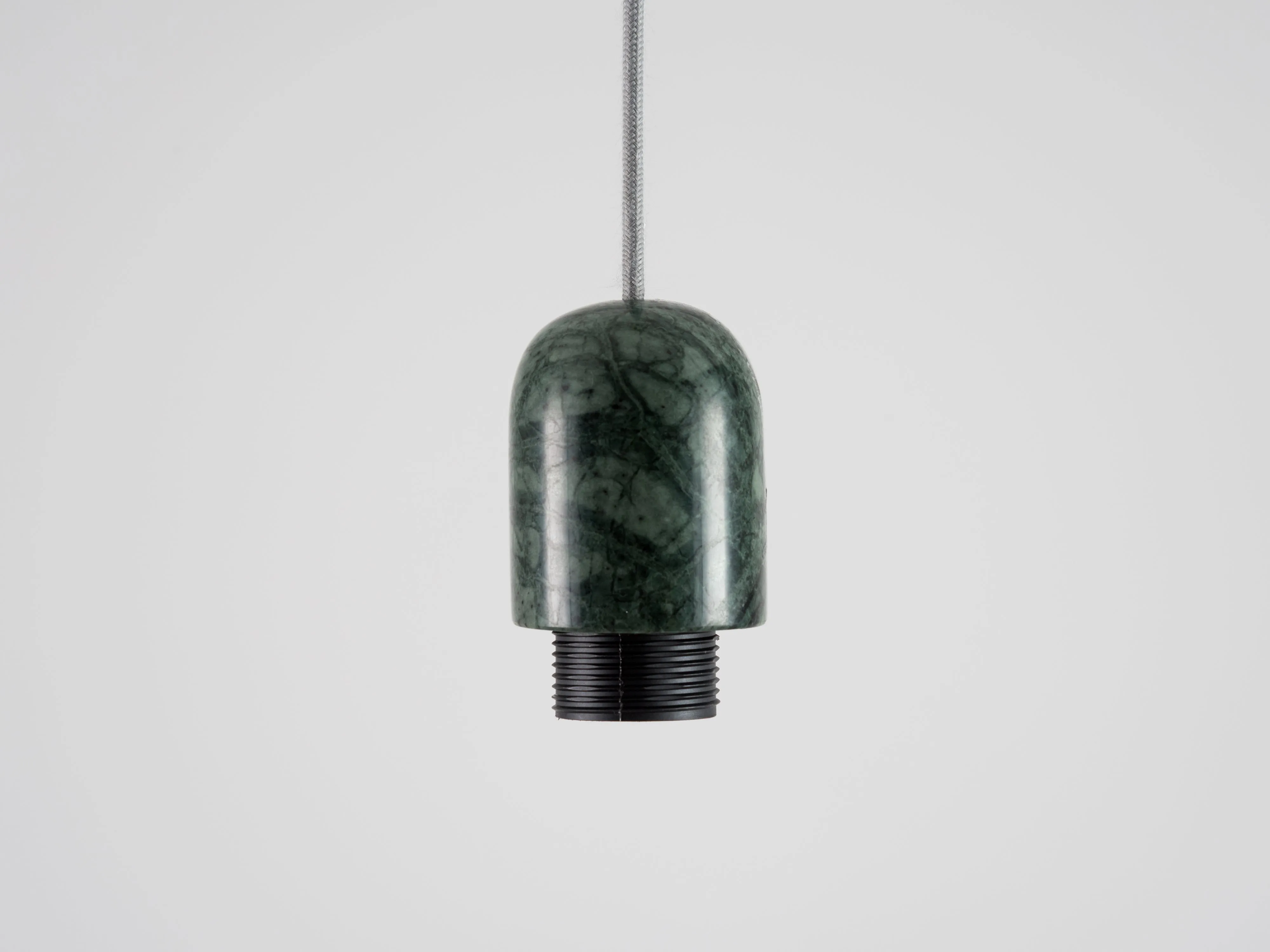 Green marble ceiling pendant fitting