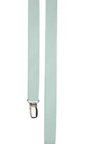 Grosgrain Solid Spearmint Suspender