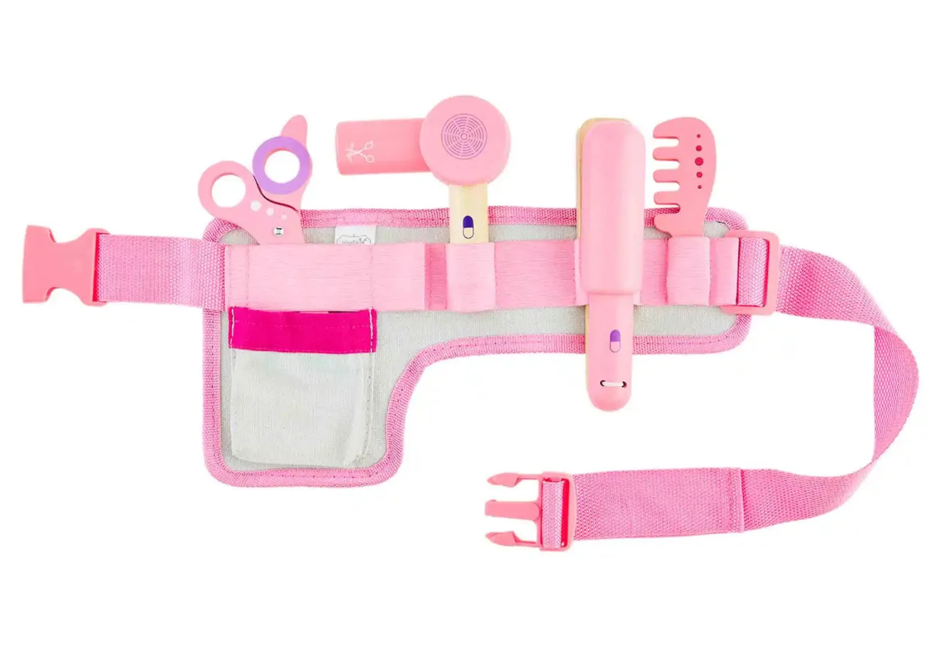 HAIR STYLIST BELT WOOD TOY SET