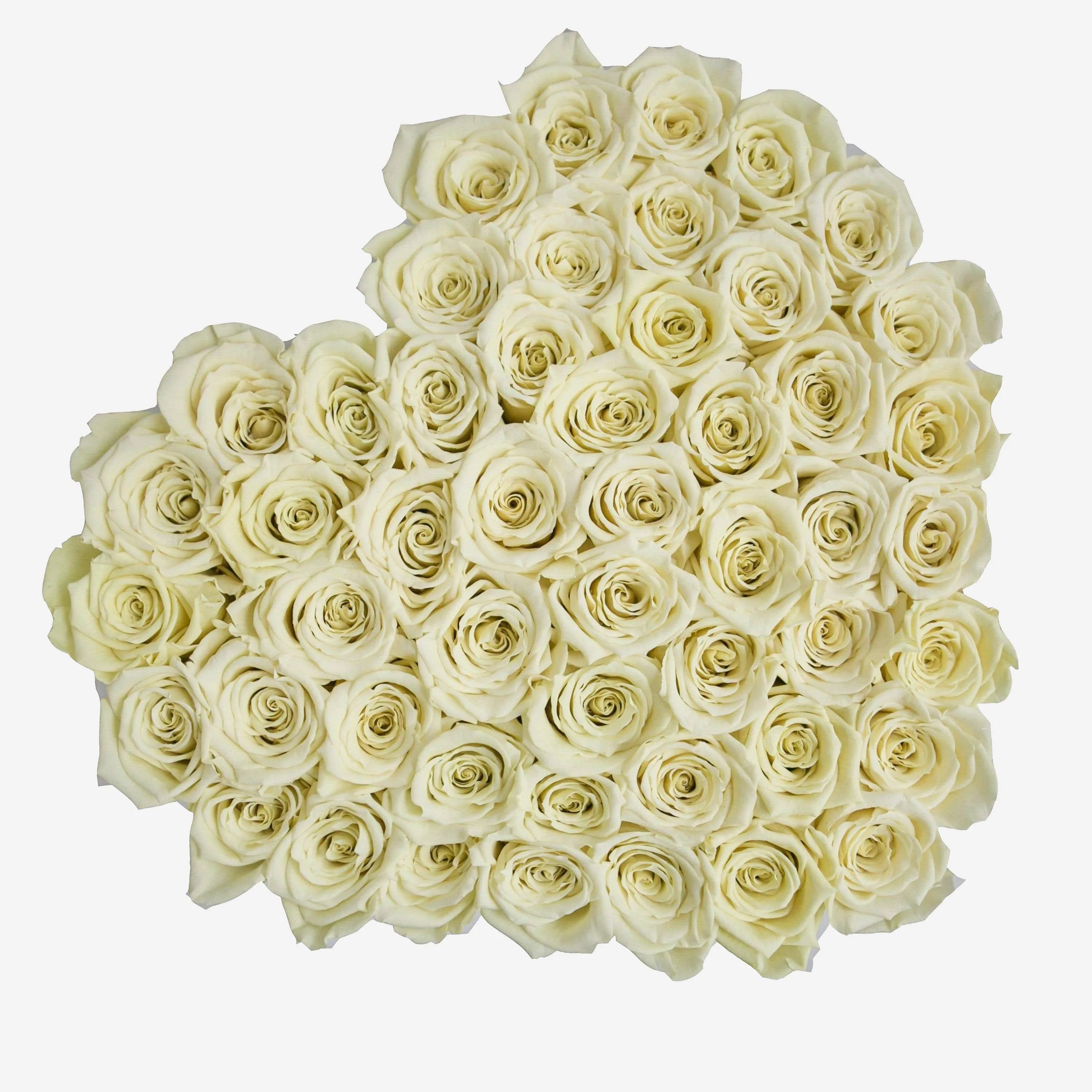 Heart Black Box | Ivory Roses