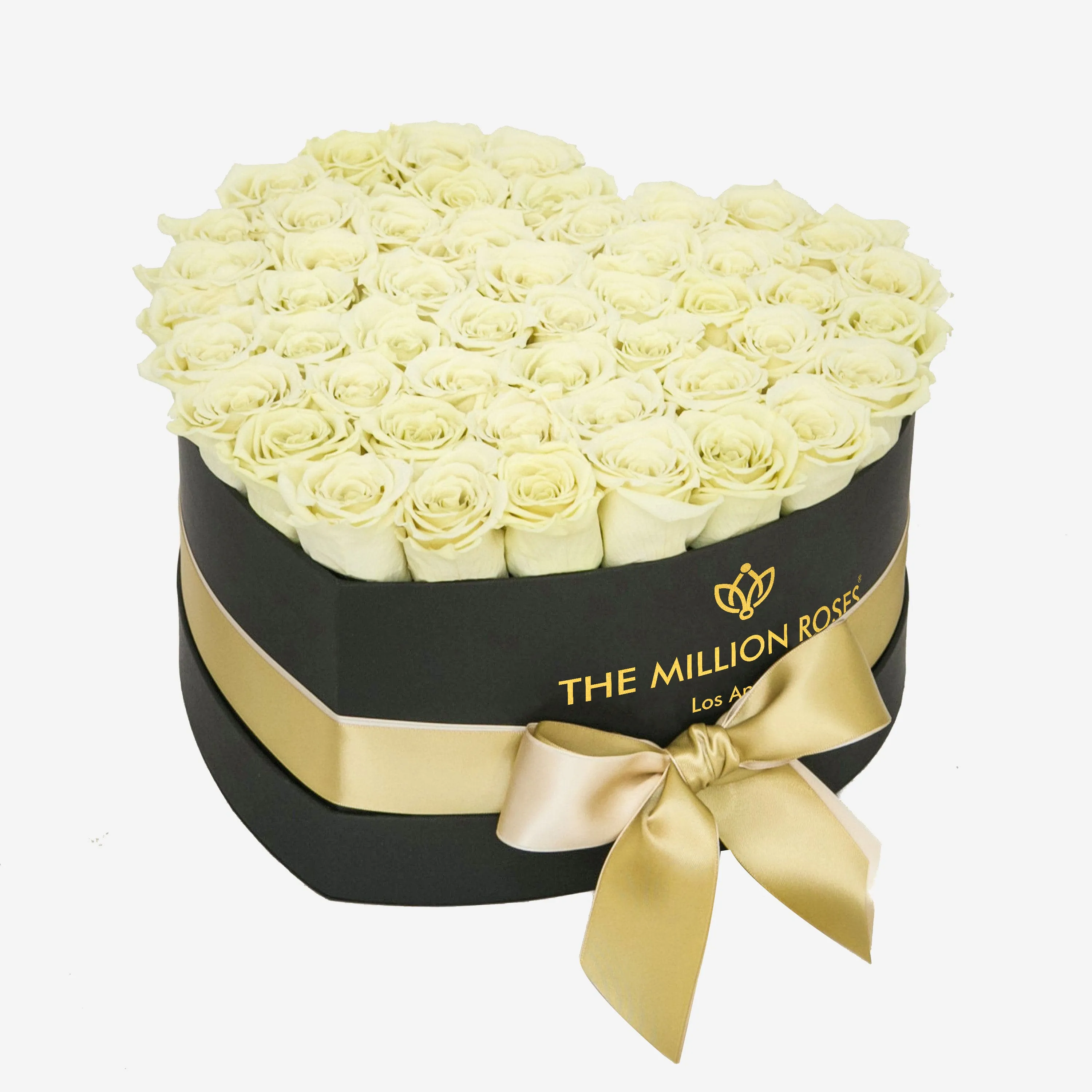 Heart Black Box | Ivory Roses