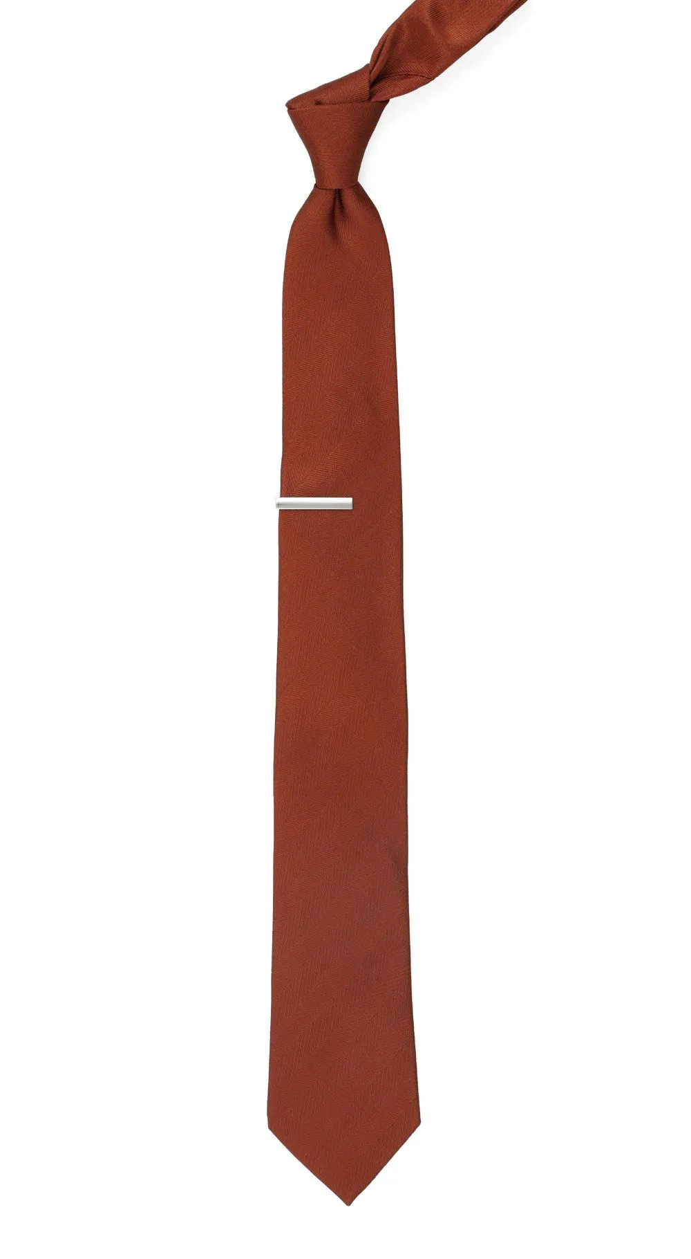 Herringbone Vow Copper Tie