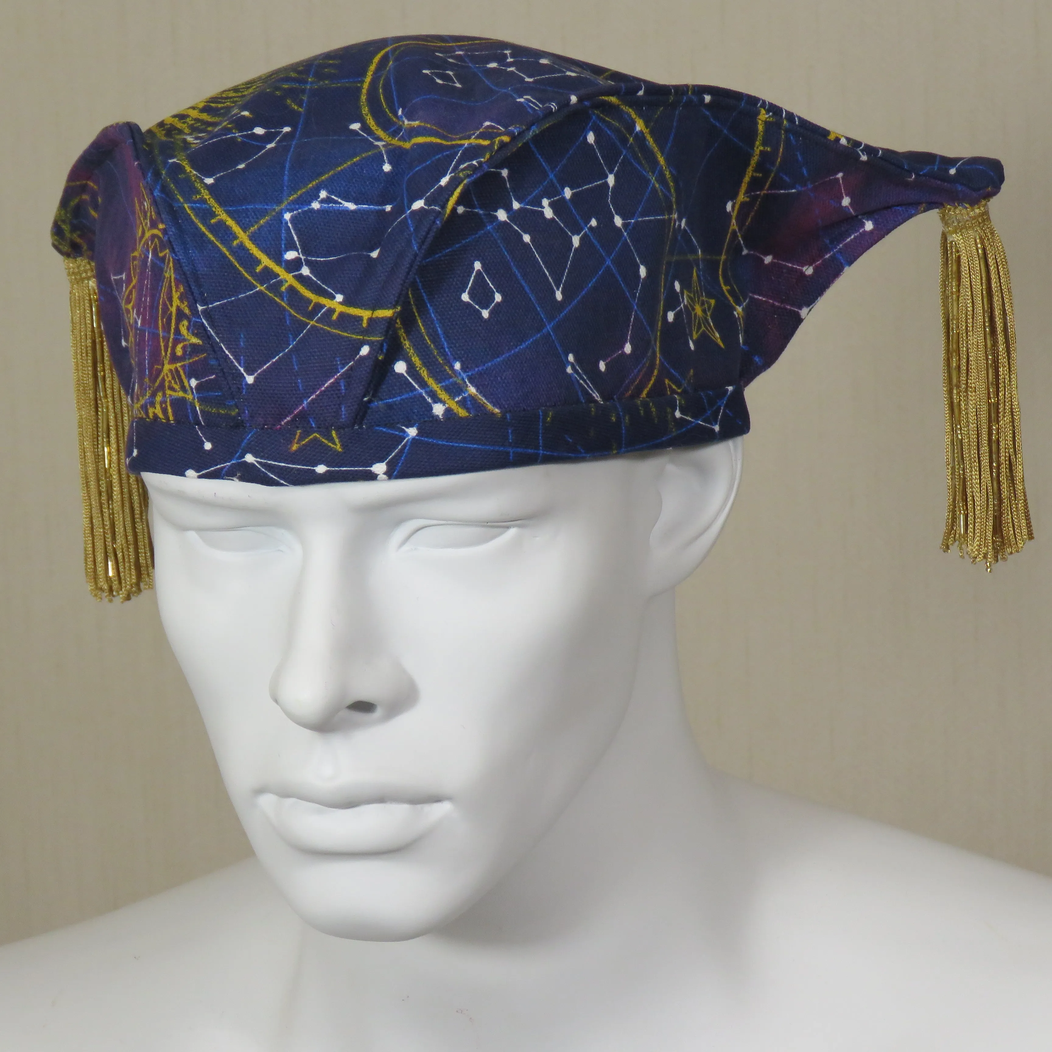 Kabuki Tri Fi, Celestial Cotton Canvas with Tassels, Size Small