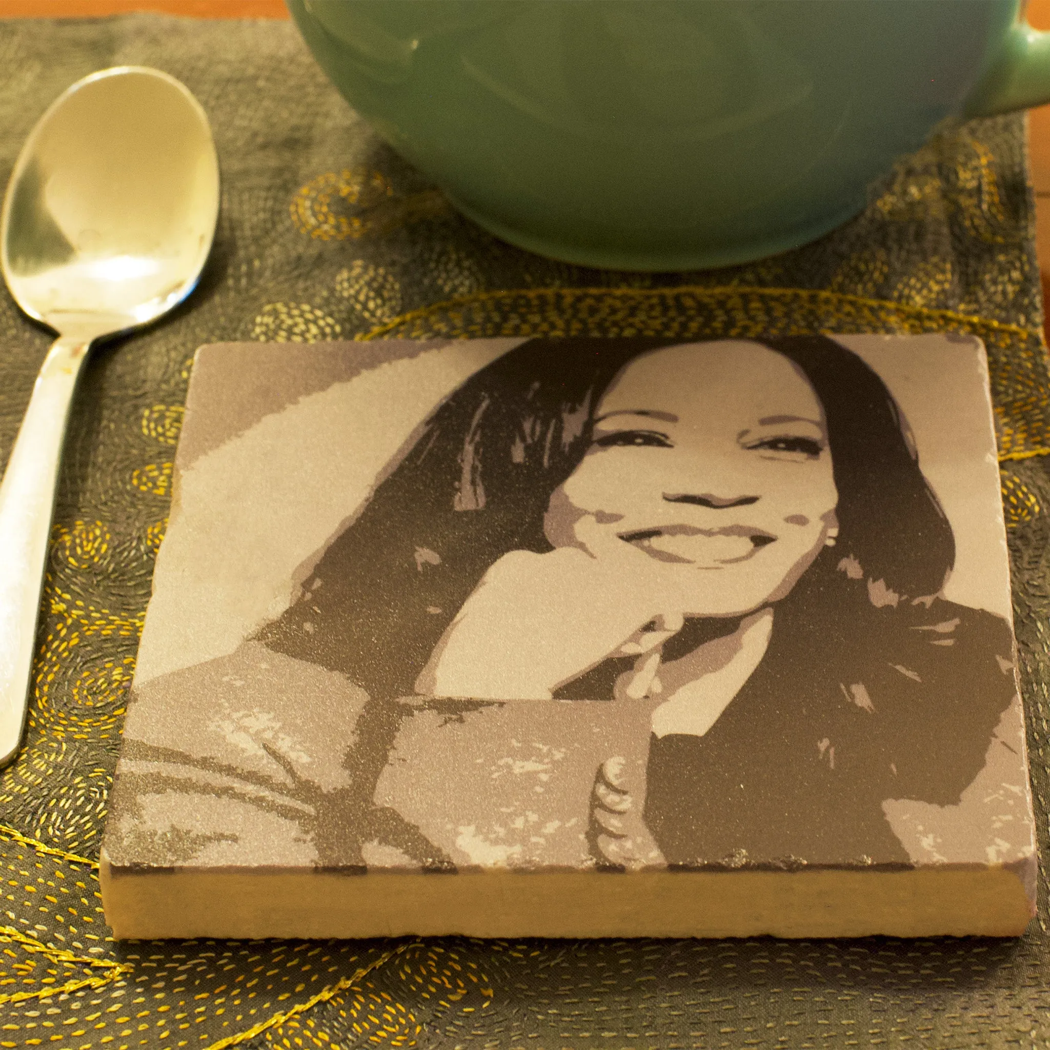 Kamala Harris Tile Coaster