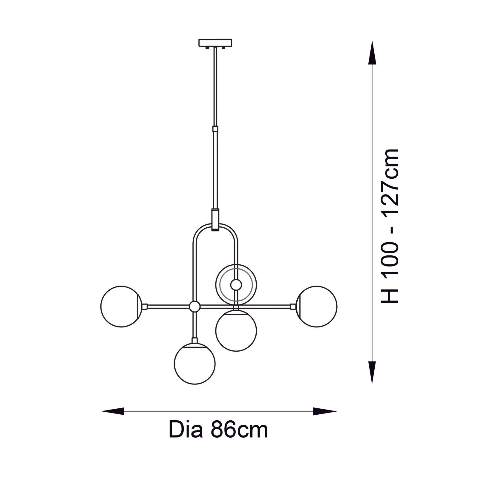 Kanata 6-light Pendant