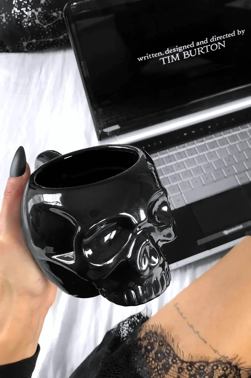 Killstar Skull Mug Black