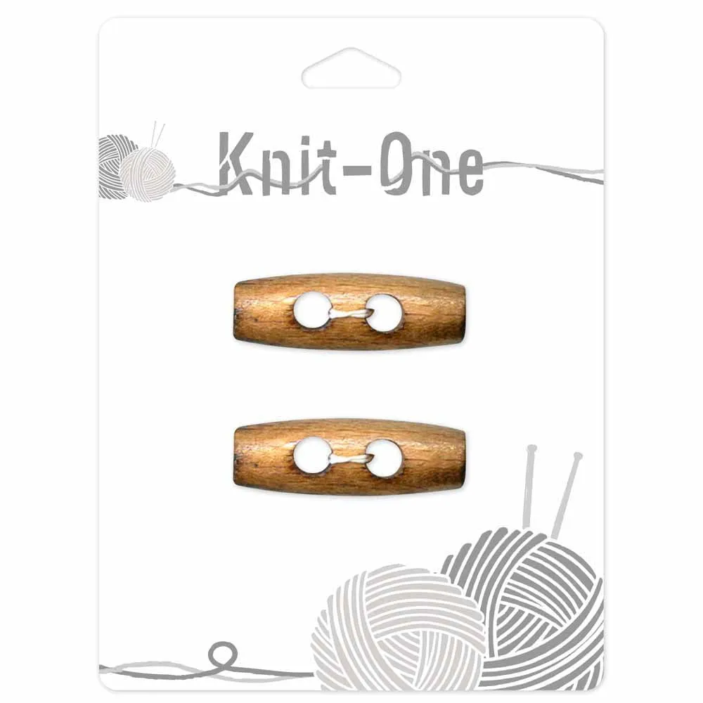 Knit One Wood Toggle Buttons