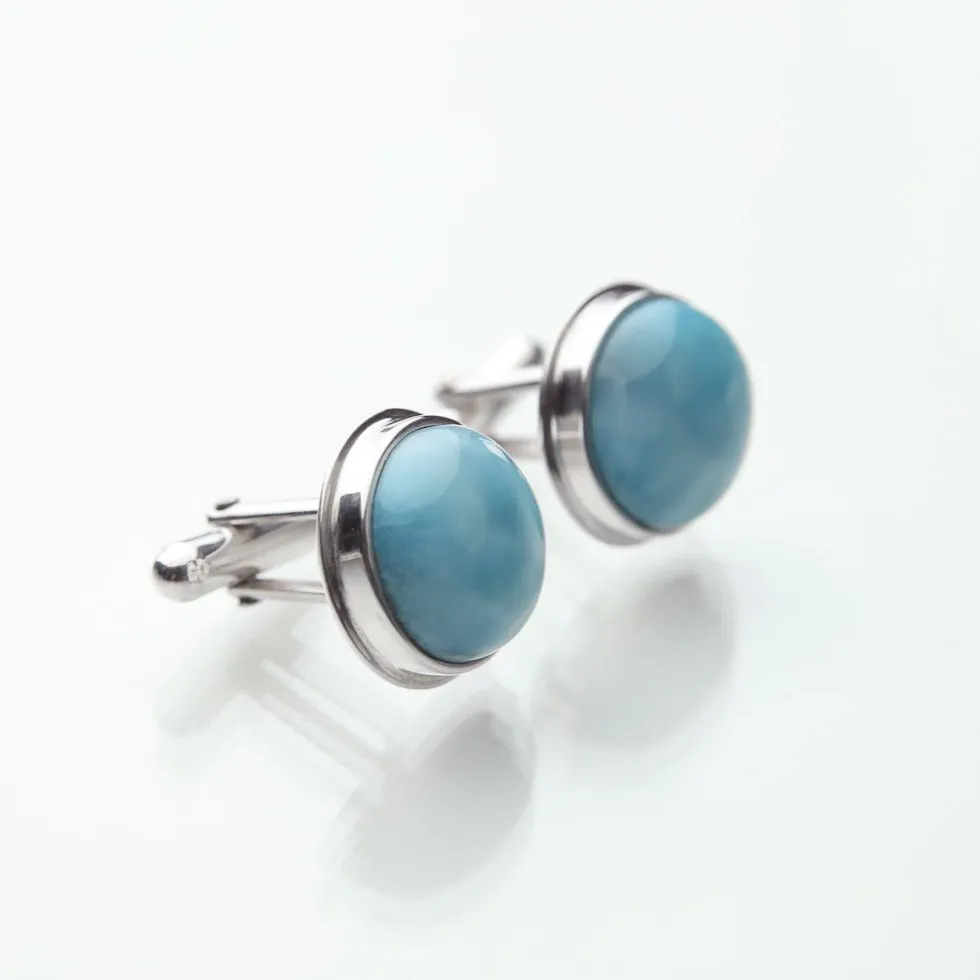 Larimar Cufflinks, Duncan