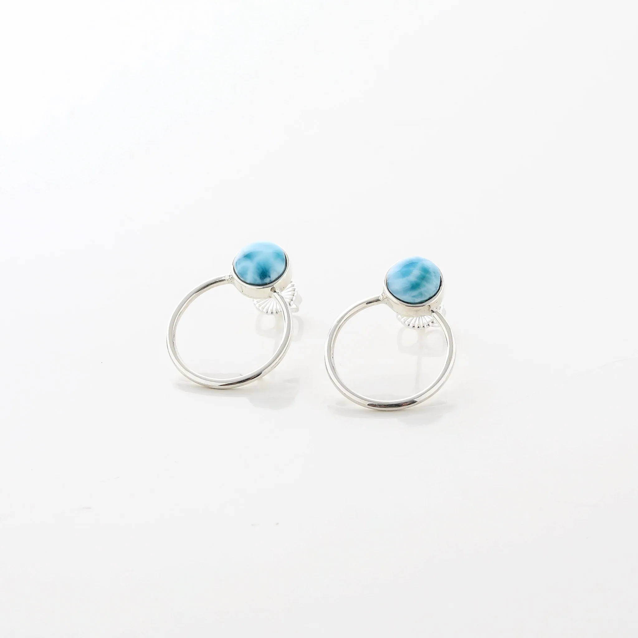 Larimar Earrings Vesta