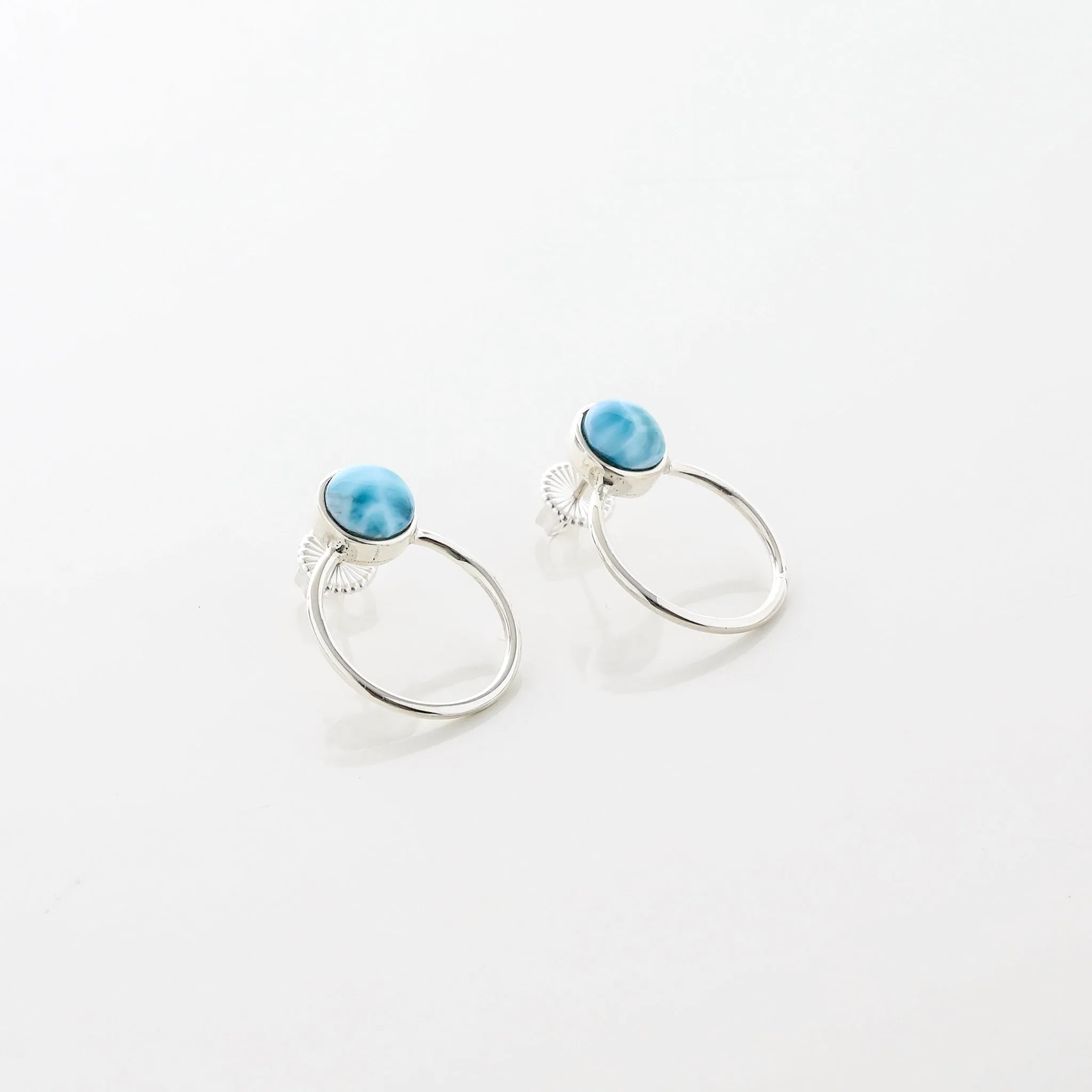 Larimar Earrings Vesta