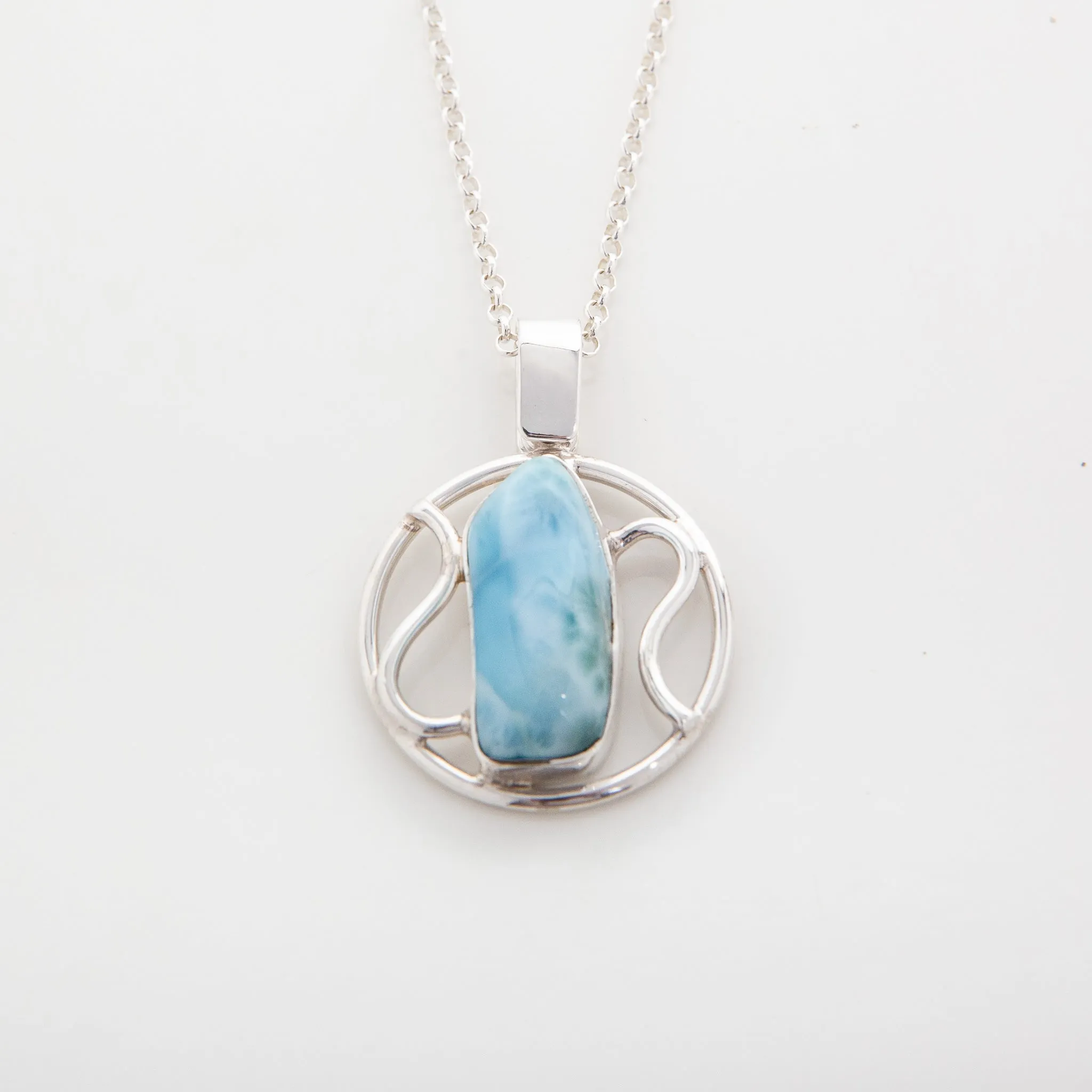 Larimar Pendant Bloom