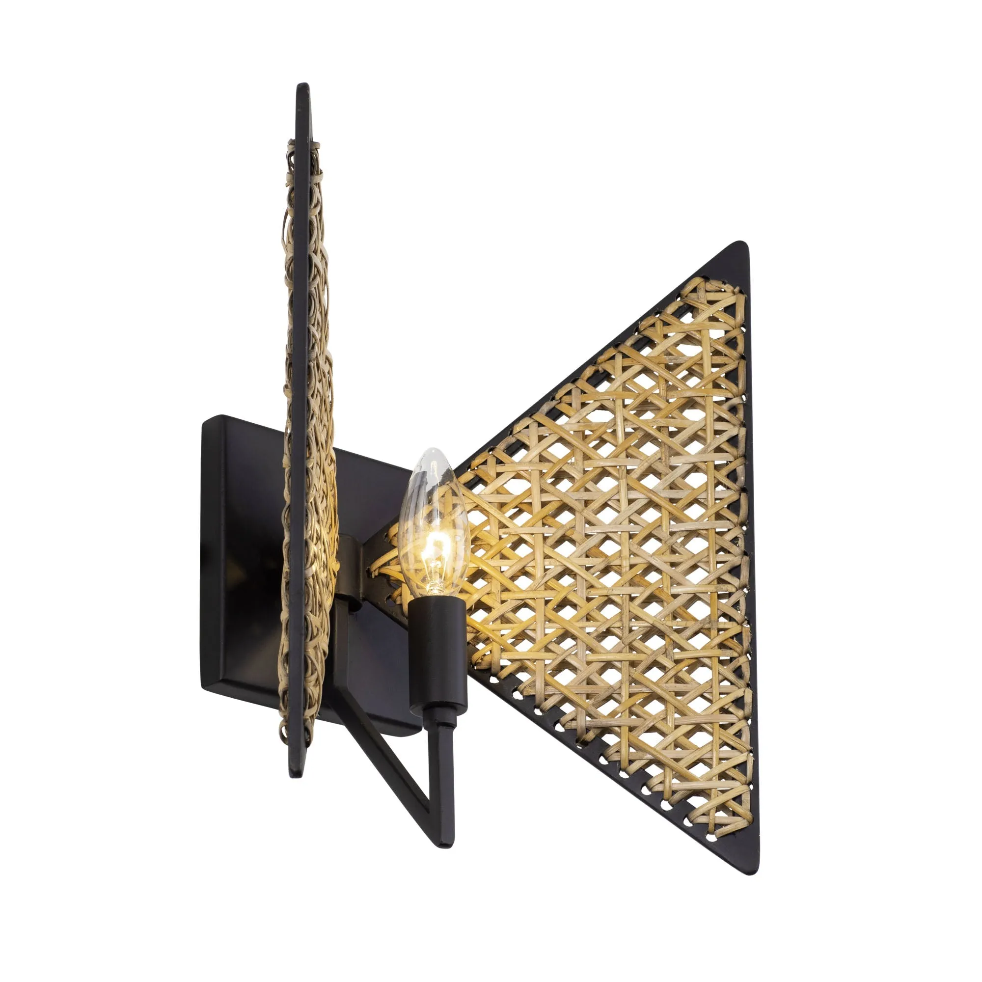 Machina 379W01MBS 1-Light Wall Sconce - Matte Black/Sulihiya