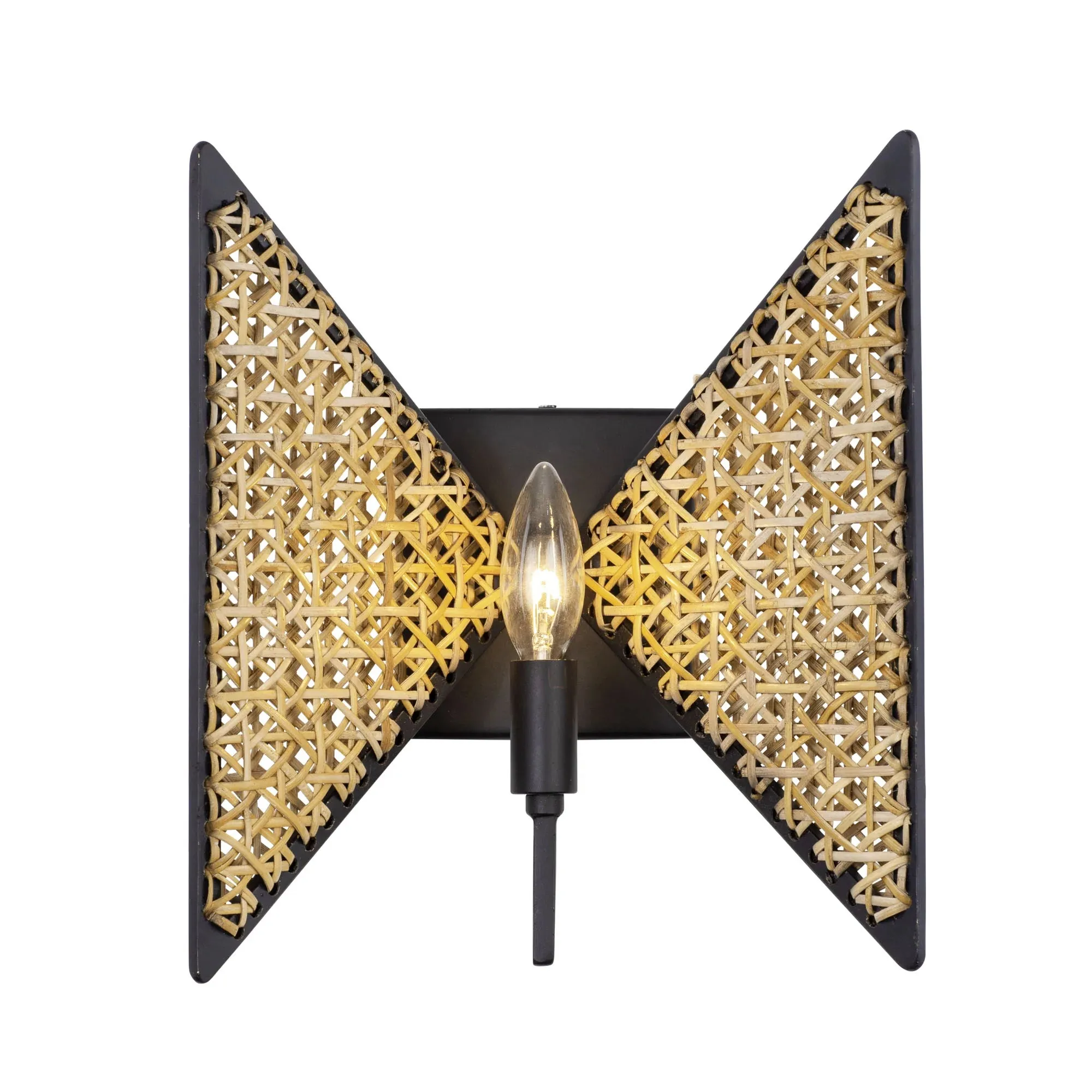 Machina 379W01MBS 1-Light Wall Sconce - Matte Black/Sulihiya