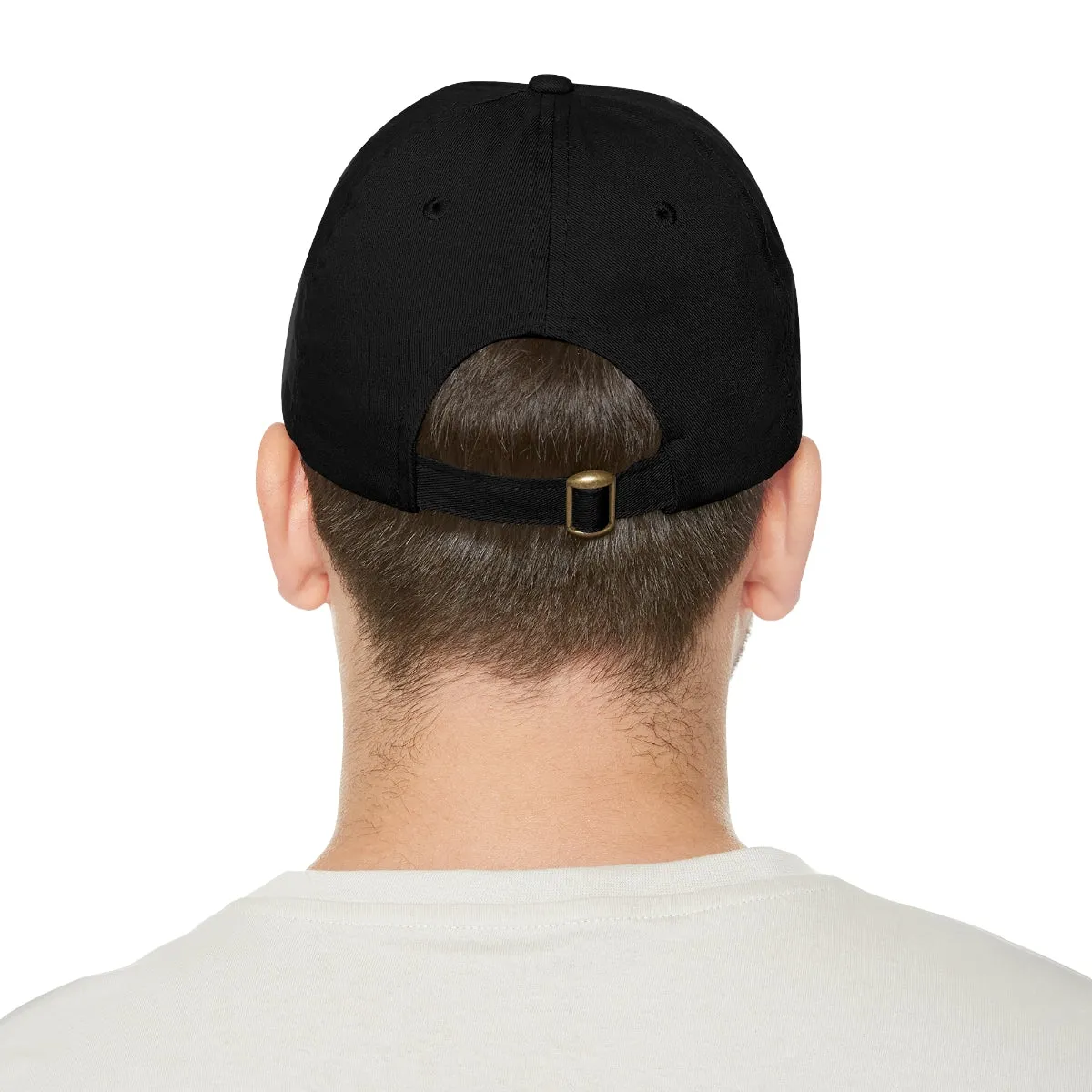 Machine Dad Hat with Leather Patch