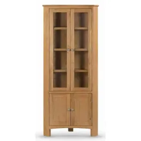 Manor Collection Kilkenny Oak Corner Display Cabinet