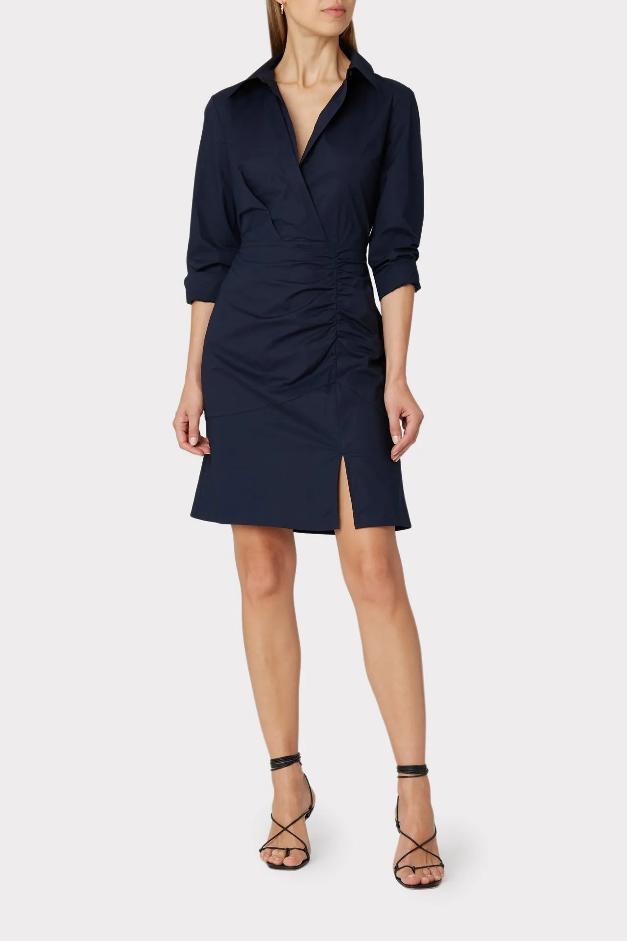 Maxine Poplin Long Sleeve Dress