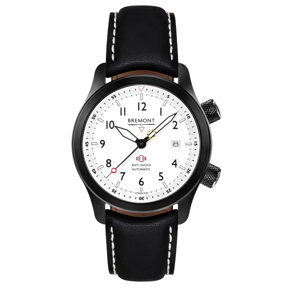 MBII Custom DLC, White Dial with Orange Barrel & Closed Case Back