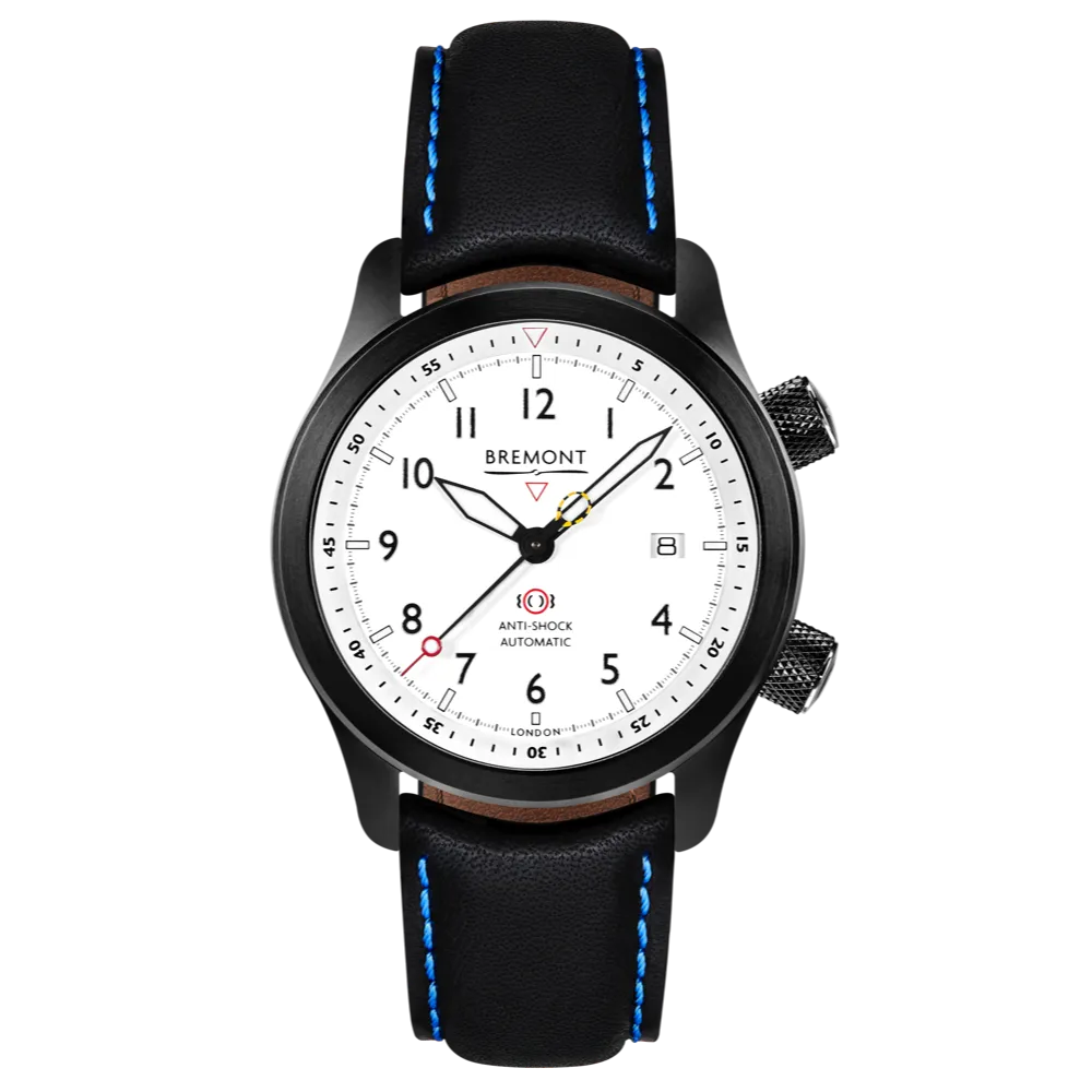 MBII Custom DLC, White Dial with Orange Barrel & Closed Case Back