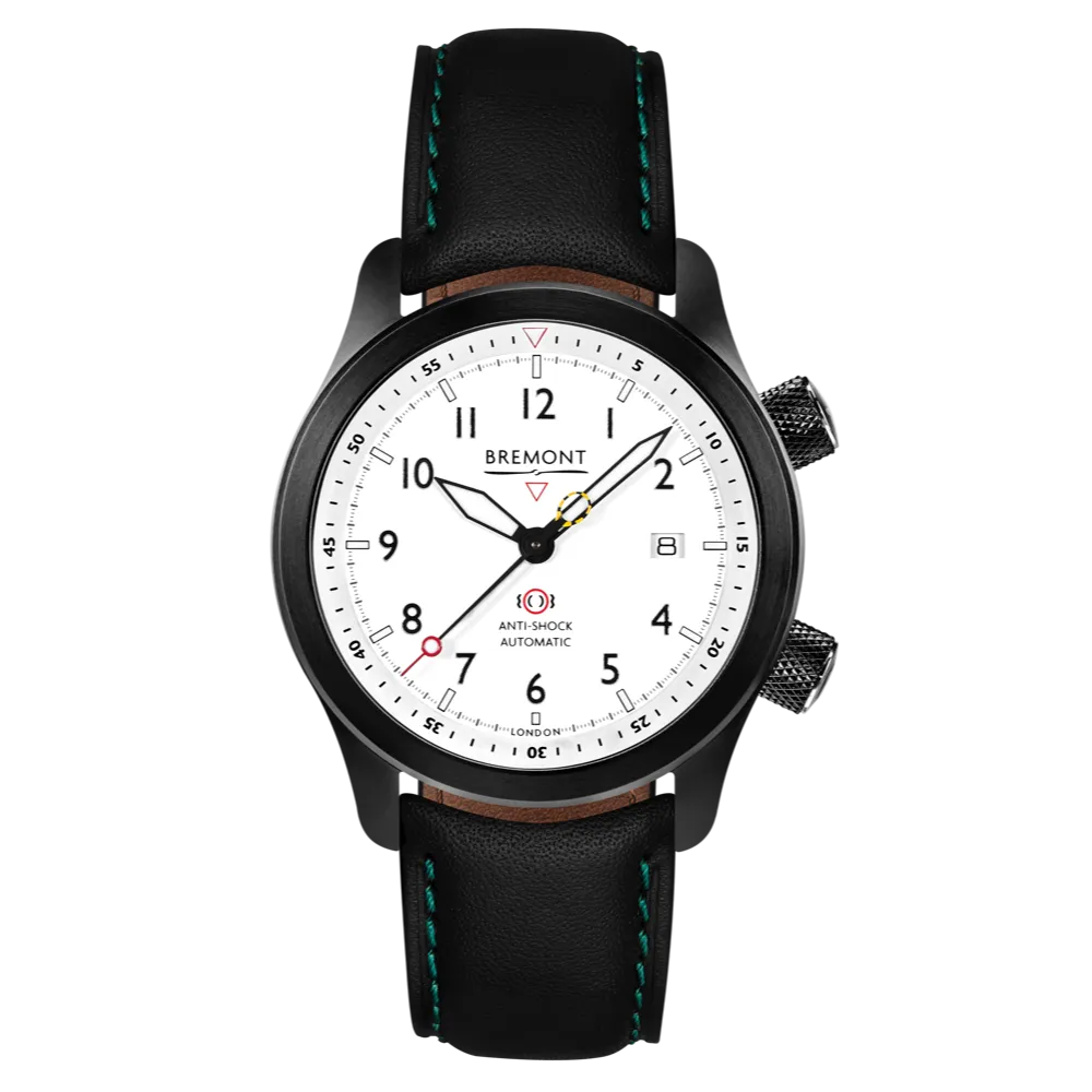 MBII Custom DLC, White Dial with Orange Barrel & Closed Case Back