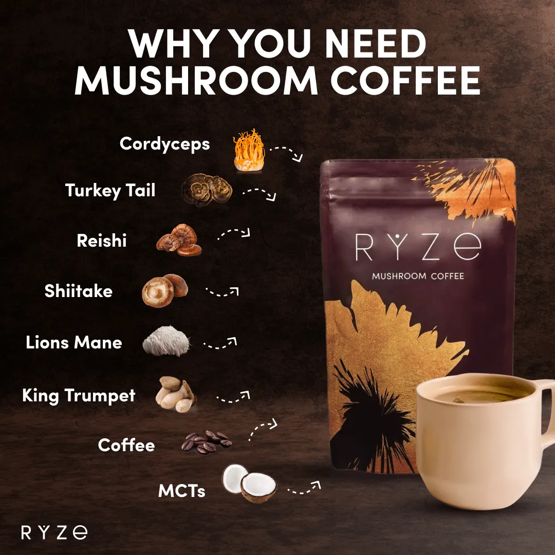 Morning Ritual (Mushroom Overnight Oats   Mushroom Coffee)