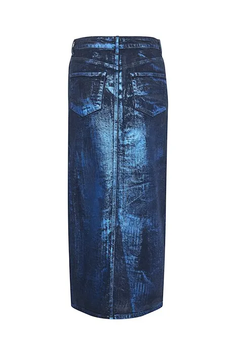 My Essential Wardrobe Aspen Skirt in Blue