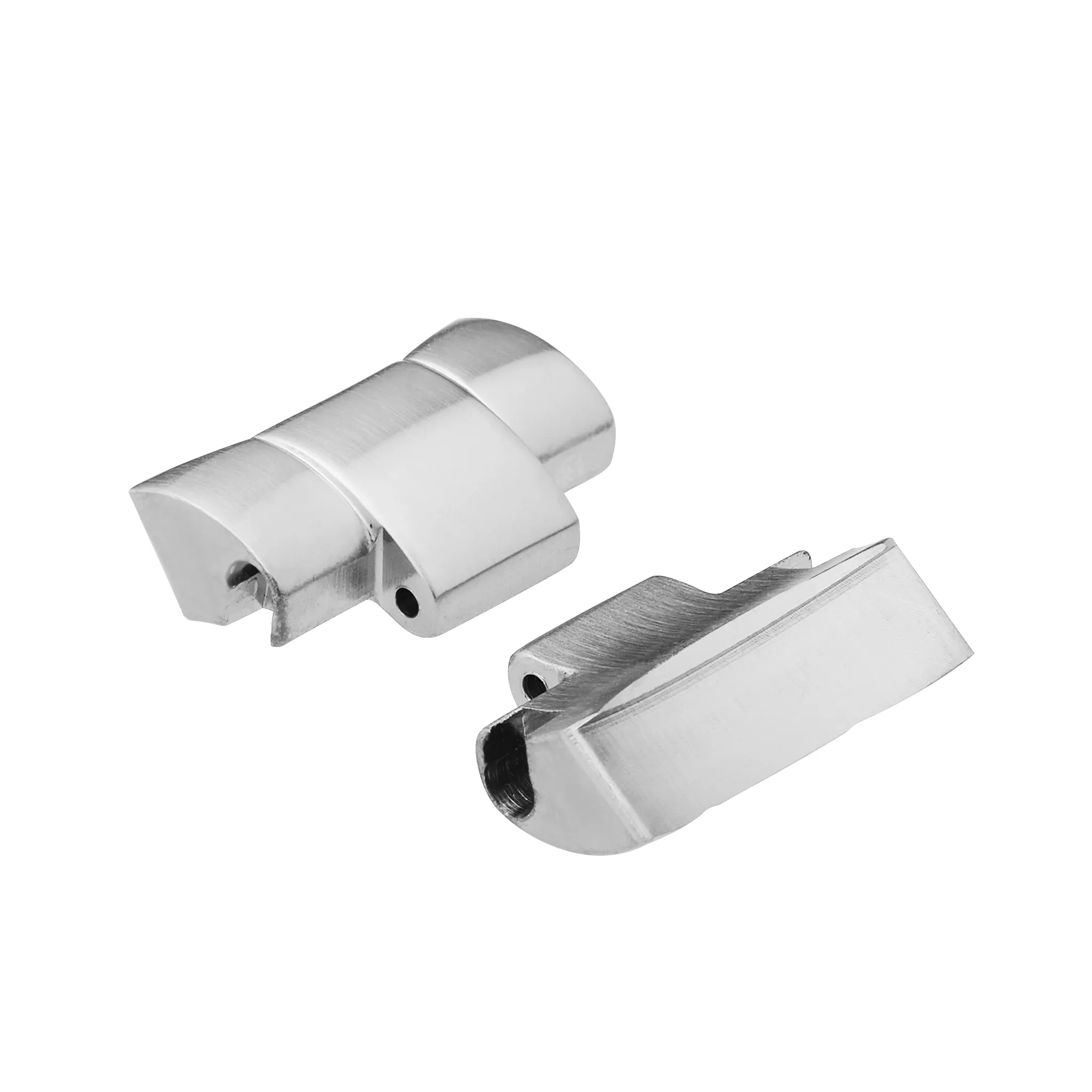 NMK931 Oyster Solid End Link: Brushed Finish