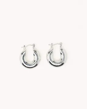 PORTIA HOOP EARRING - STERLING SILVER