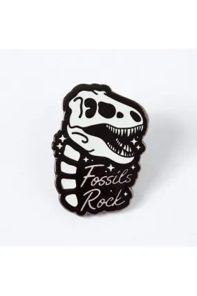 Punky Pins Fossils Rock Enamel Pin