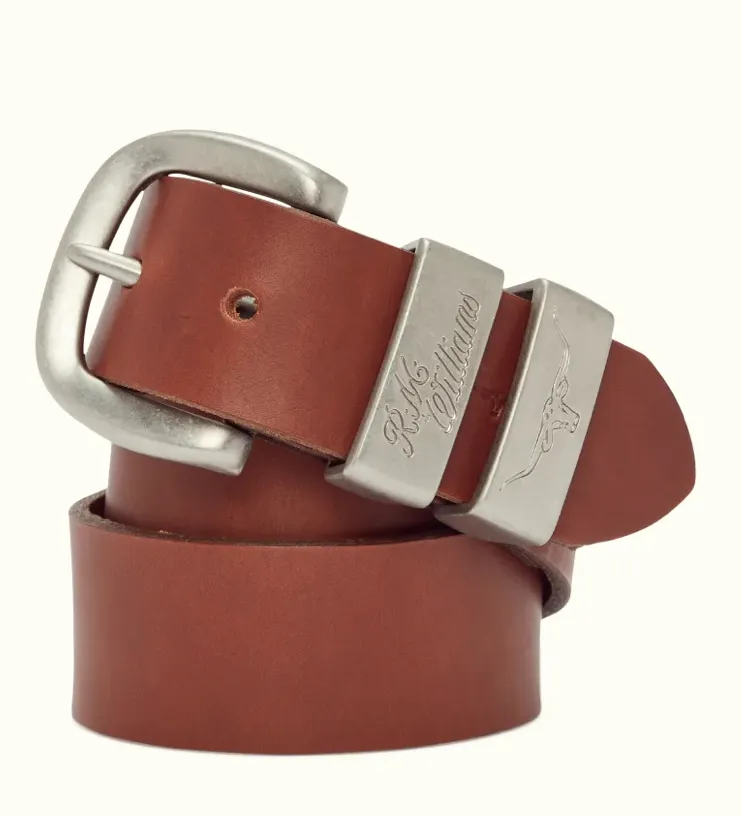 R.M. Williams 1.5" 3 Piece Solid Hide Matte Belt