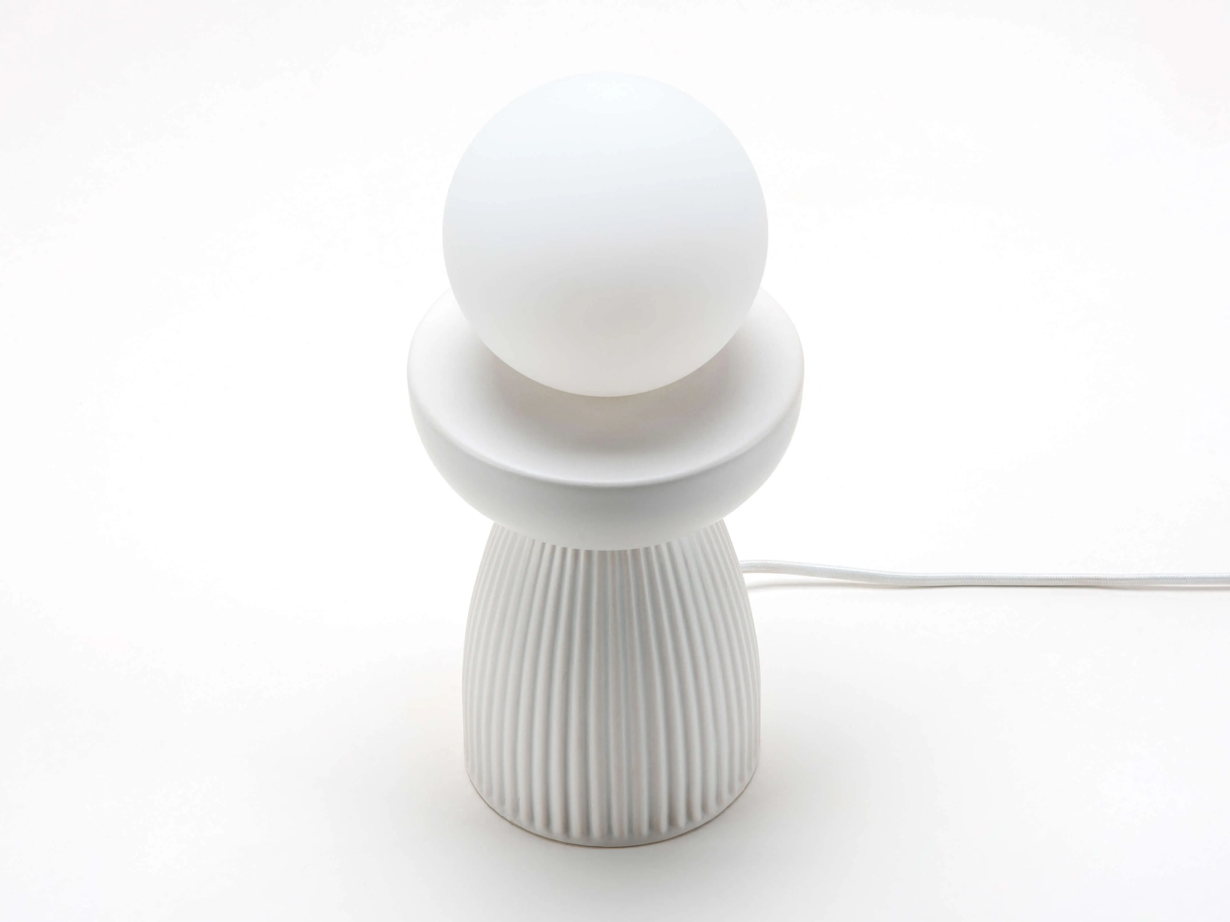 Sand ceramic table lamp