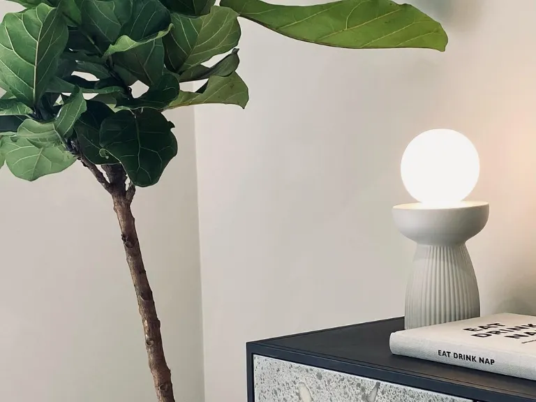 Sand ceramic table lamp