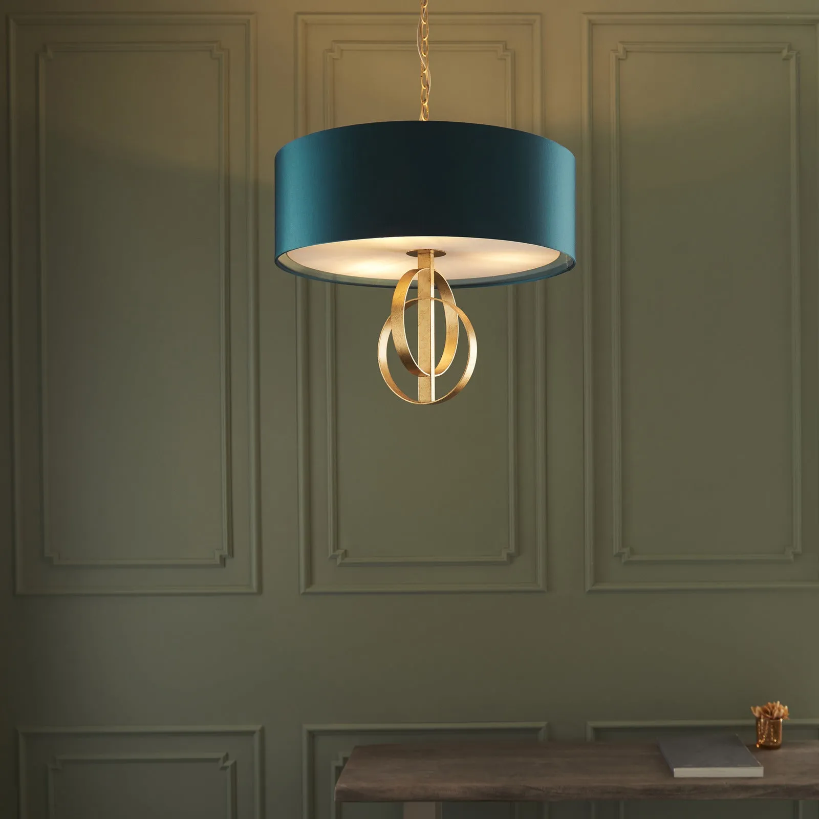 Serena Pendant Teal Shade