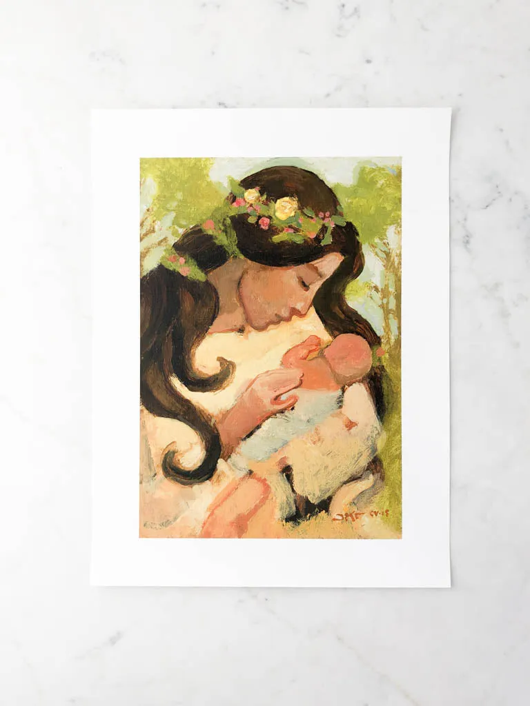 Spring Mother by J. Kirk Richards - Print