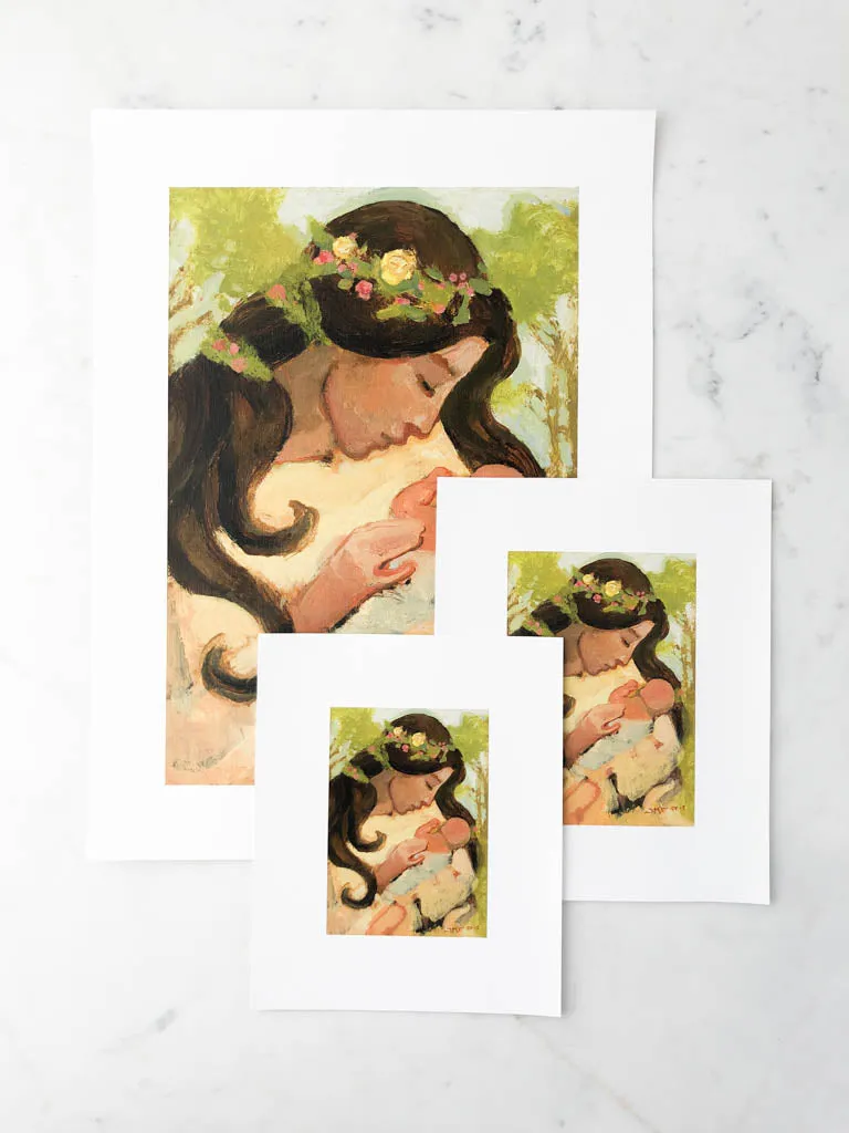 Spring Mother by J. Kirk Richards - Print