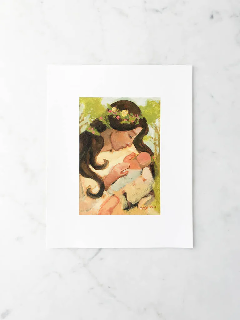 Spring Mother by J. Kirk Richards - Print