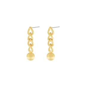 Tabitha Link Earring Gold Plating