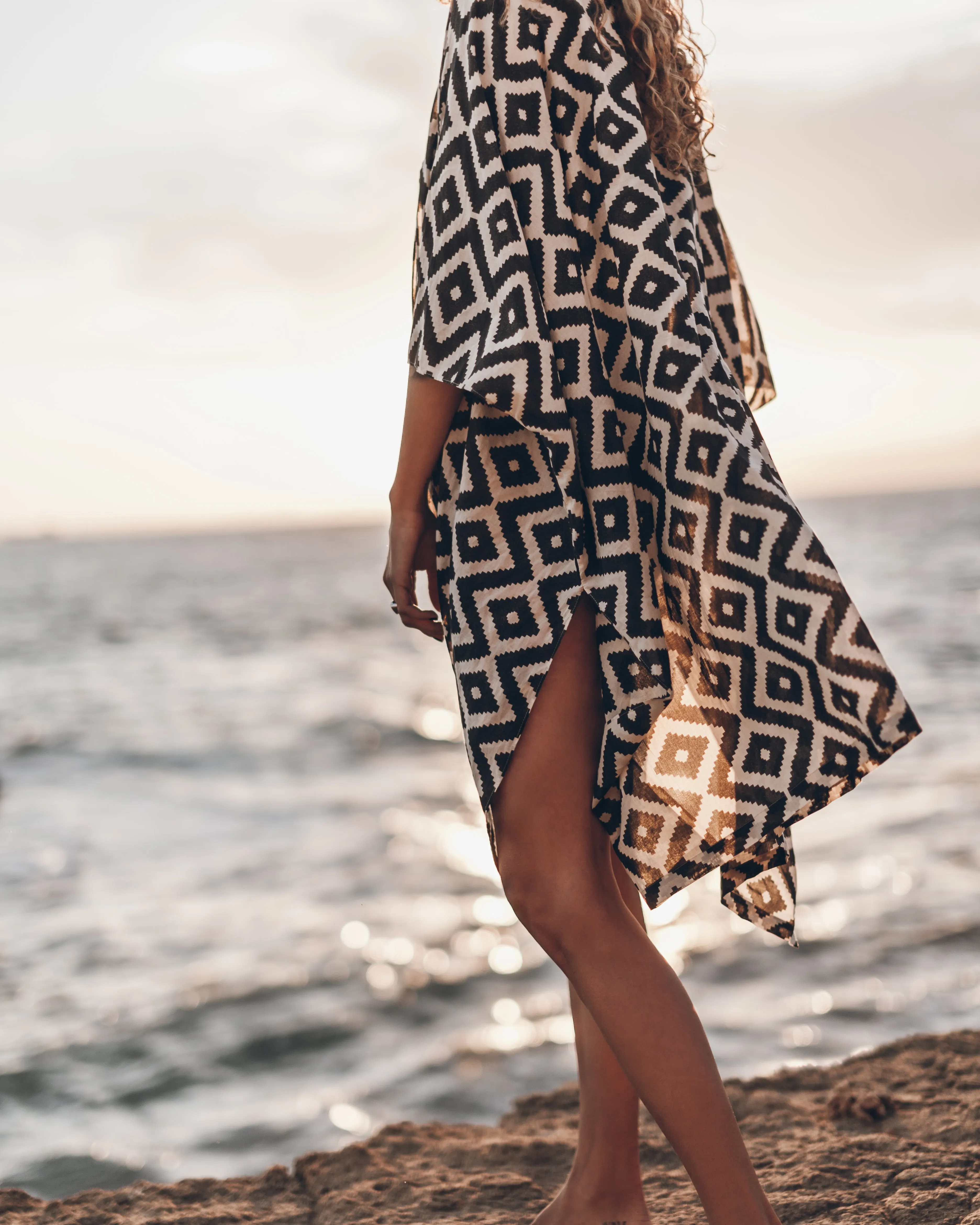 The Printed Flowy Kimono