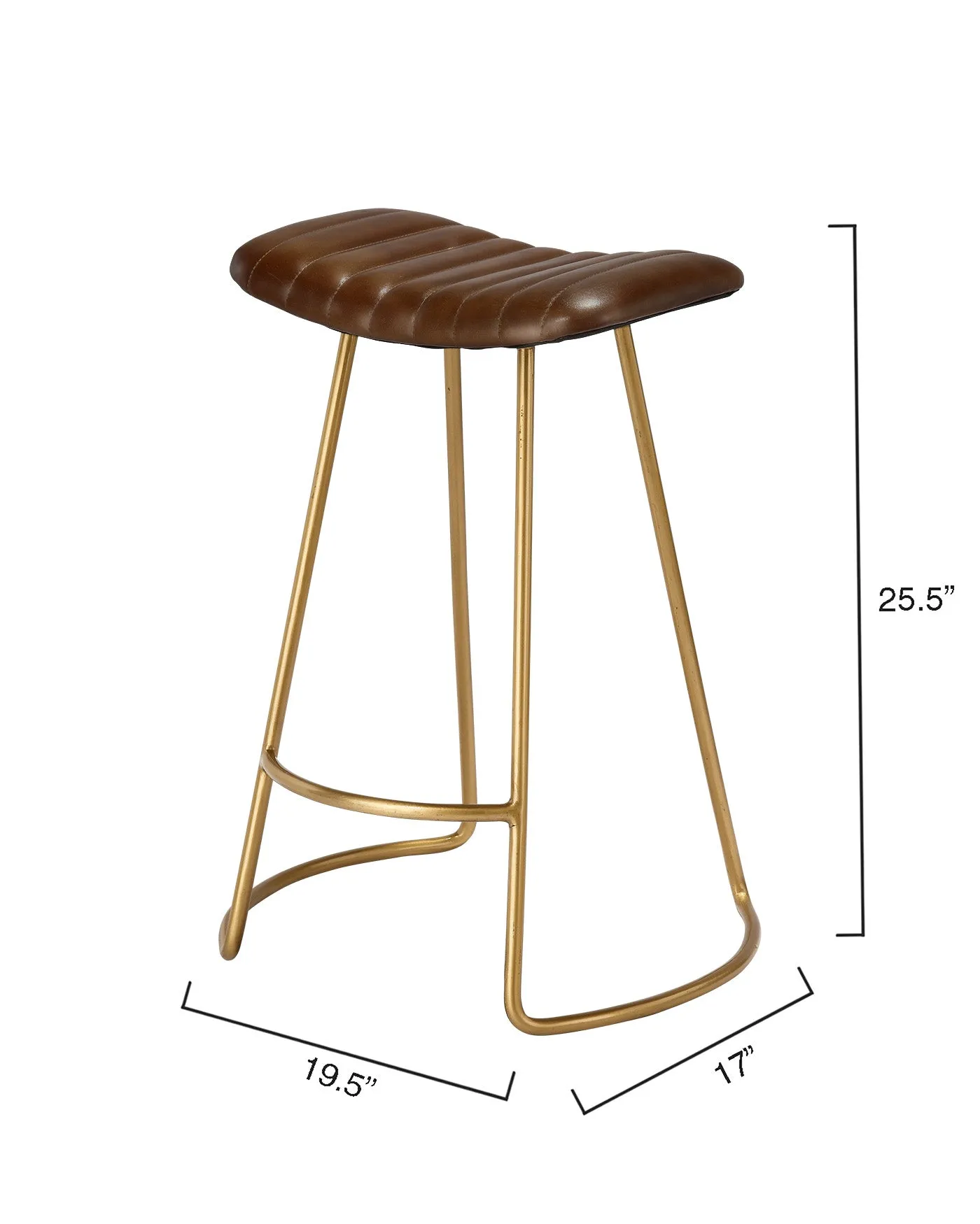 Theo Counter Stool - Brown