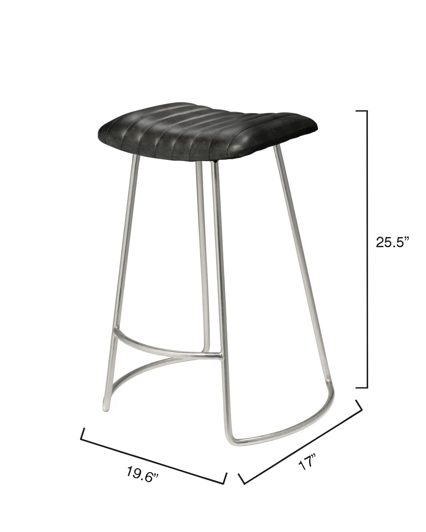 Theo Counter Stool - Grey