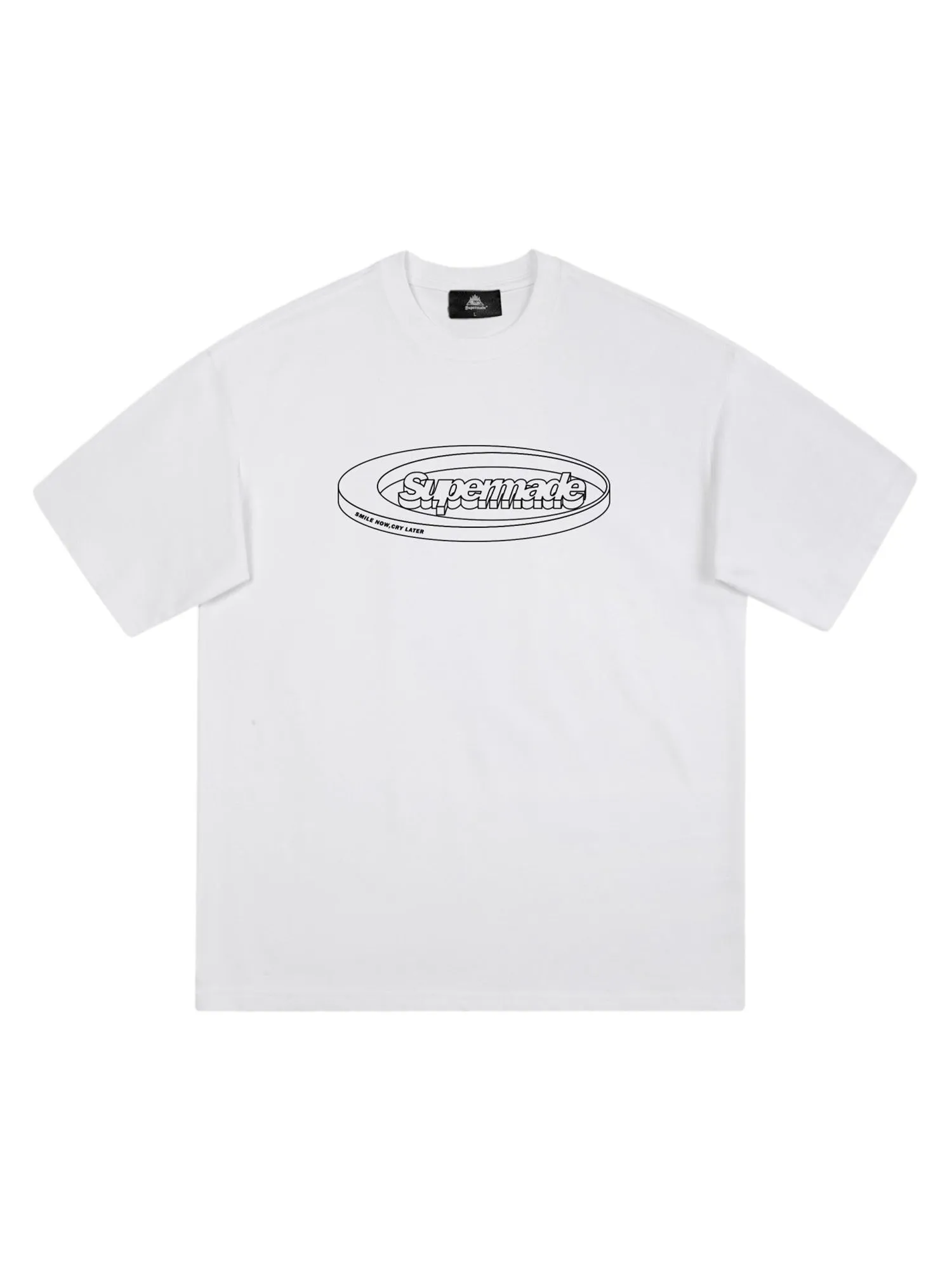 Thesupermade Font Logo Printing T-shirt