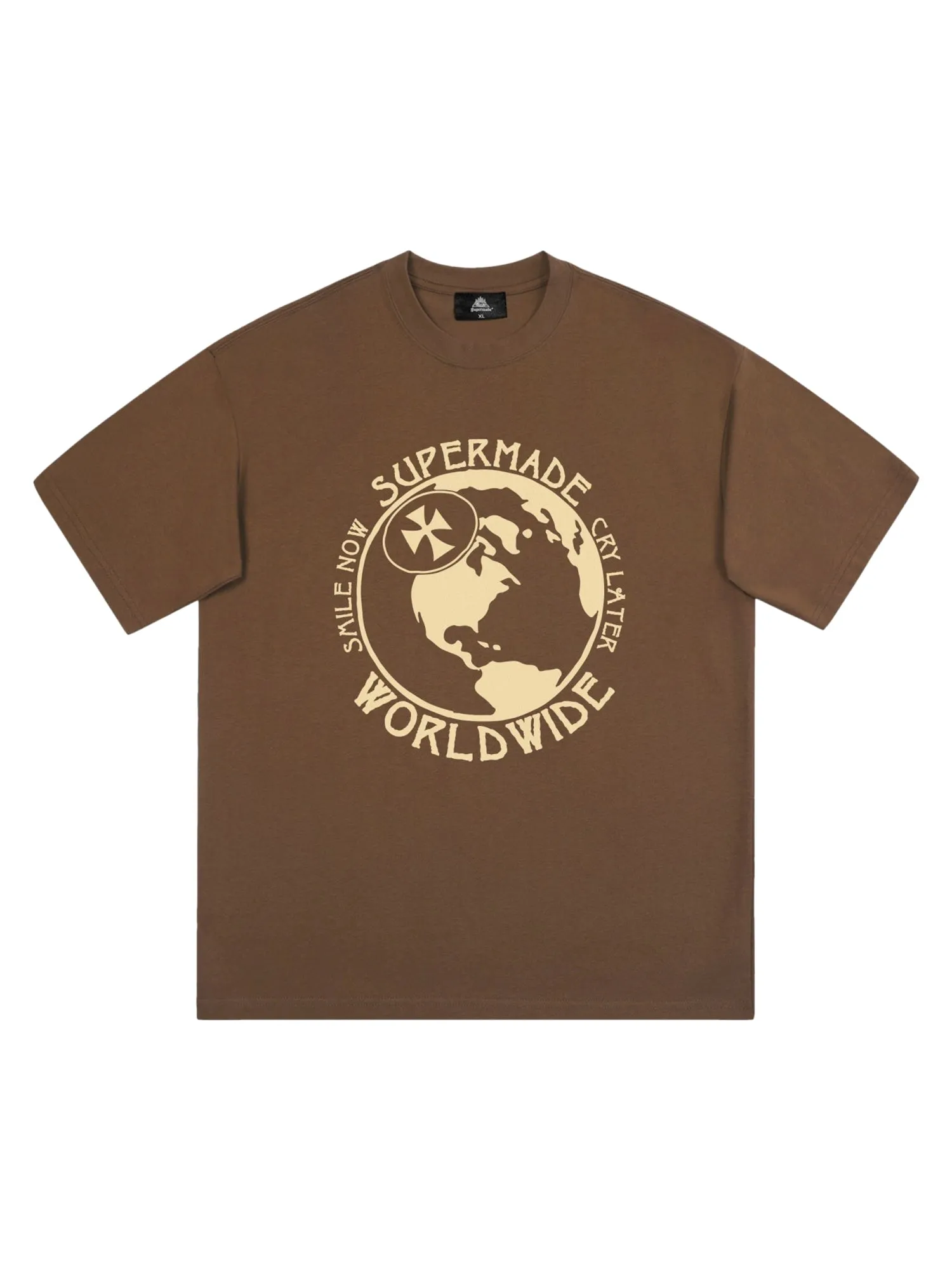 Thesupermade Globe Print T-shirt