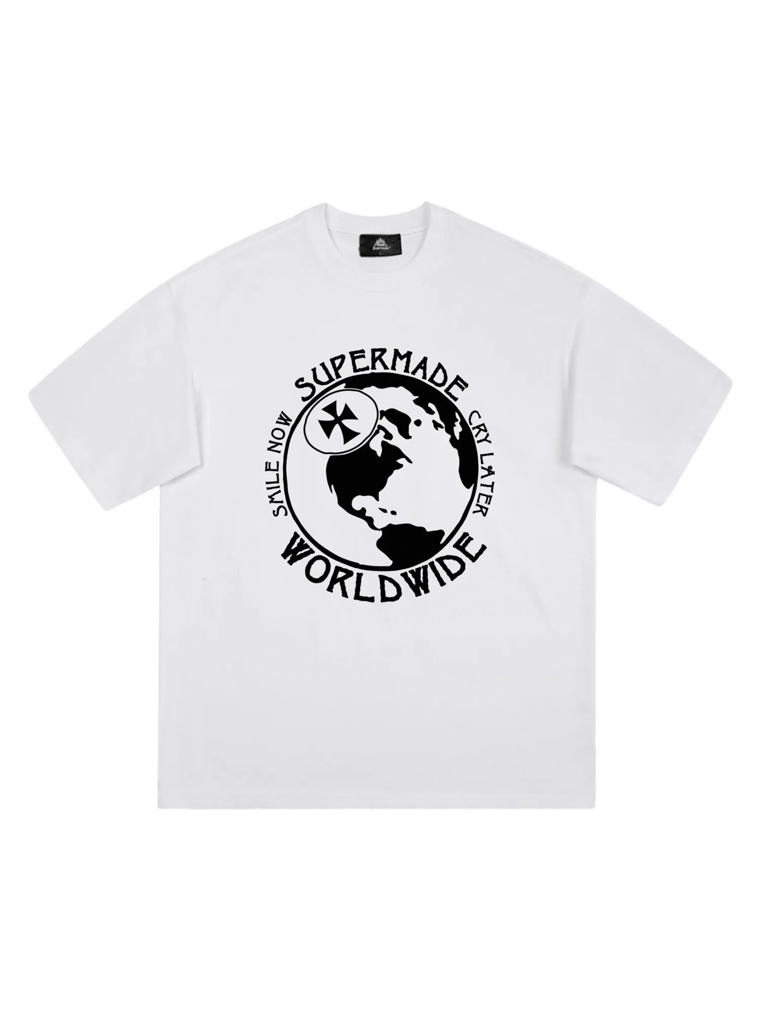 Thesupermade Globe Print T-shirt