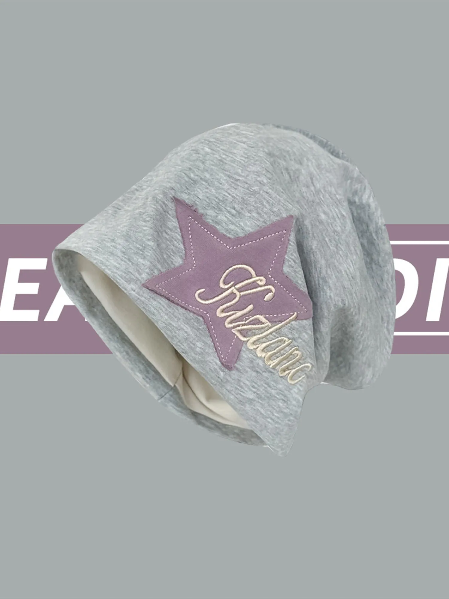 Thesupermade Star Embroidered Wrap Hat - 1703